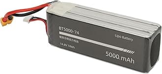 4S 14.8V 5000mAh Lipo Battery Li Ion Polymer Battery for Flywing FW450 V3 RC Remote Control Helicopter