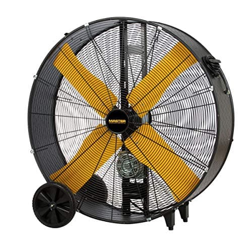 Master PROFESSIONAL Master MAC-42-BDF-EP, Heavy Duty, 42" belt drive barrel fan, Black