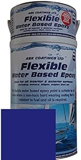 New! Water Based Marine Epoxy Marine Paint for Boats, Yachts & Marine Vessels. Interior and Exterior use. 5L (Dark Blue)