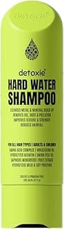 Hard Water Shampoo 200 ml | Adults & Children | Cleanses Metal, Mineral & Pollution Build-up | Reduces Hairfall | All Hair Types | Amino Acid Complex, Wheatgerm Oil, Keratin & Soy Protein