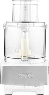 Cuisinart Food Processor 14-Cup Vegetable Chopper for Mincing, Dicing, Shredding, Puree & Kneading Dough, White Stainless, DFP-14BCWNY
