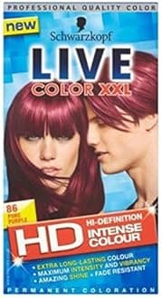 SchwarzkopfLive Color Xxl Hd 86 Pure Purple Permanent Purple Hair Dye