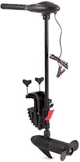Watersport's 12V Transom Mount Trolling Outboard Motor, Black, One Size
