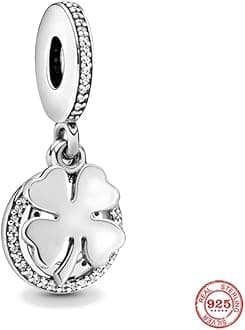 S925 Sterling Silver different styles Charms, Fit Original Pandora Bracelet, Bangle, necklaces, and keychain For Women; Fashion Jewelry Gift