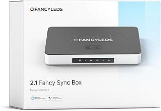 Fancyleds 2.1 Fancy Sync Box Syncing Device with HDMI 2.1, 4K 120Hz, HDR (for 70" to 95" TVs)