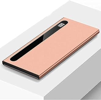 Power Bank Portable Charger 100000Mah 2.1A Fast Phone Charging External Battery Pack with LED Digital Display, 2 USB Ports And 2 Input USB-C, for Iphone, Samsung, Android,Gold [Energy Class A]