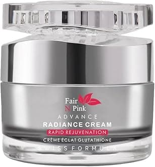 Radiance Renew Glutathione Face Cream - Brightening & Pigmentation Correcting Formula | Daily Use Cream for Tan Removal & Dark Spot Reduction | Suitable for All Skin Types | 10g