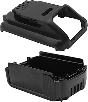 1 Set Li-ion Battery Case Parts Cover Replacement for Dewalt 18V Battery, 10-Cell 18650 Battery Case Replacement Cover Shell Repair Kit Parts for Cordless Power Tool