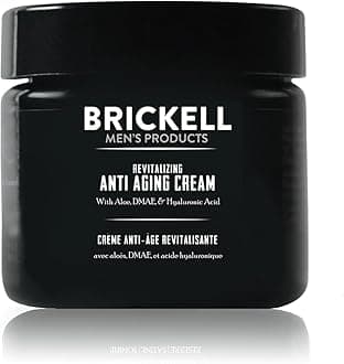 Brickell Men's Products Revitalizing Anti-Aging Cream For Men, Natural & Organic Anti Wrinkle Night Face Cream - 2 Oz - Unscented