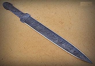 BB-3658 Handmade Damascus Steel Blank Blade Full Tang Dagger Knife