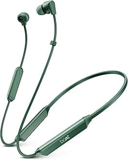 boAt Newly Launched Rockerz 150 Pro Bluetooth Neckband Earphones w/ 150hrs Playback, Dual EQ Modes, Crystal Bionic Sound by HiFi DSP 5, AI-ENx™ Technology, Dual Pairing,BEAST™ Mode,ASAP™ Charge(Green)
