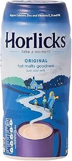 Horlicks Malted Milk Powder 400 Gram - Made in England for Malt - Creamy, Malty Taste - Free From Artificial Colors, Sweeteners & Preservatives