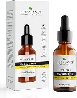 BioBalance Super Serum Niacinamide-G | Niacinamide 15% + Glycolic Acid 15% | Anti dark Spots, Anti Wrinkle | Skin Brightener | 30ml