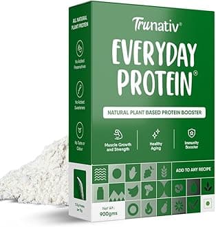 Everyday Plant Protein | 13.5g Protein | Soy, Pea & Brown Rice Protein | Keto Friendly | Family Nutrition | Vegan | Cookable Protein | Cook-Bake-Blend | Add to Your Daily Meals l 900g