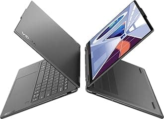 Lenovo Yoga 7i 14" 2.2K Touchscreen Laptop, 2-in-1, Intel Evo Platform, Intel Iris Xe Graphics, Intel Core i5-1335U, 8GB RAM 1TB SSD, Fingerprint, WiFi 6E, Backlit KB, Win11, Storm Grey, W/GaLiMu