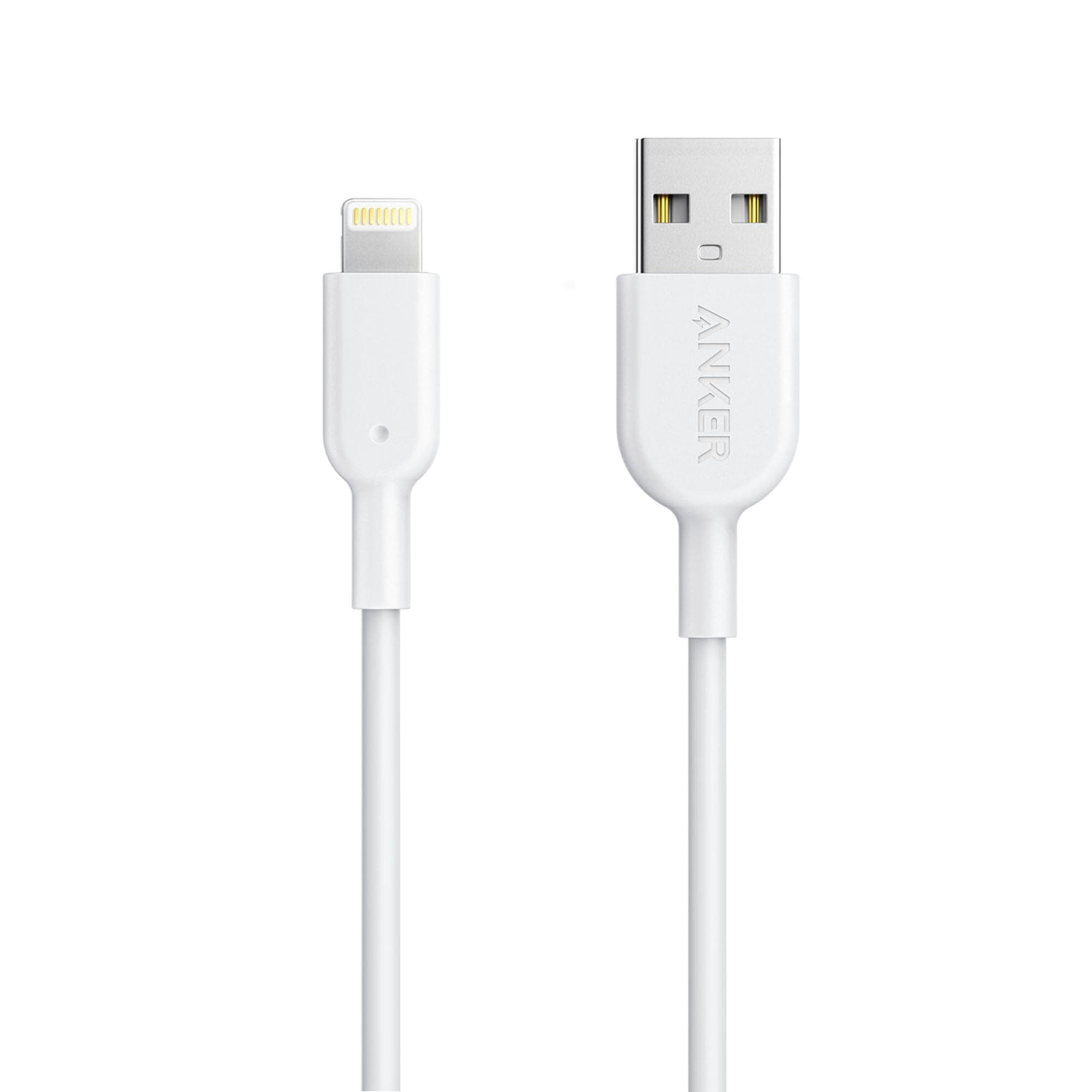 Anker Powerline II Lightning Cable, [3ft MFi Certified] USB Charging/Sync Lightning Cord Compatible with iPhone SE 11 11 Pro 11 Pro Max Xs MAX XR X 8 7 6S 6 5, iPad and More (White)