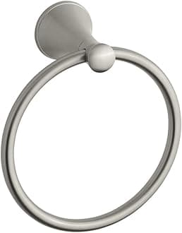 K-13435-BN Coralais Towel Ring, Vibrant Brushed Nickel