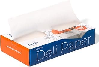 Fit Meal Prep [500 Pack] 10 x 10.75" Wax Paper Sheets for Food, Interfolded Precut Deli Pop Up Grease-Proof Sandwich Paper Wraps, Waterproof for Lunch, Food Basket, Microwave Cover, BBQ