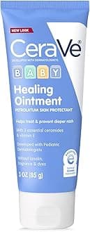CeraVe Diaper Rash Cream, Baby Healing Ointment for Extra Dry, Cracked Skin, ...