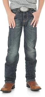 BOY'S WRANGLER RETRO SLIM STRAIGHT JEAN