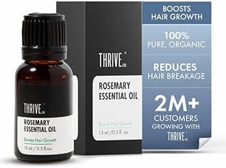 ThriveCo Rosemary Essential Oil For Hair Growth & Hair Fall Control | Reduces...