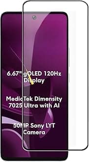 MoCoTech HD+ Edge-to-Edge Tempered Glass for Poco M7 Pro 5G – Full Screen Protector Guard, 9H Hardness, Anti-Scratch, Bubble Free, Case Friendly, Ultra Clear with Easy Installation Kit