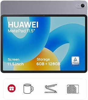 MatePad 11.5 Tablet + Entertainment Box, 120Hz Eye-Soothing FullView 11.5" Display, All-Metal Unibody Design, 4nm Processor, 6GB+128GB, Wifi, Space Gray