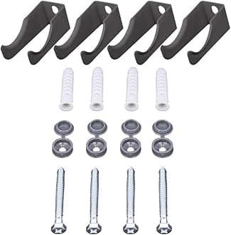 WarmeHaus - Traditional Cast Iron Style Anthracite Triple Column Horizontal Radiator 600 x 605mm - Perfect for Bathrooms, Kitchen, Living Room