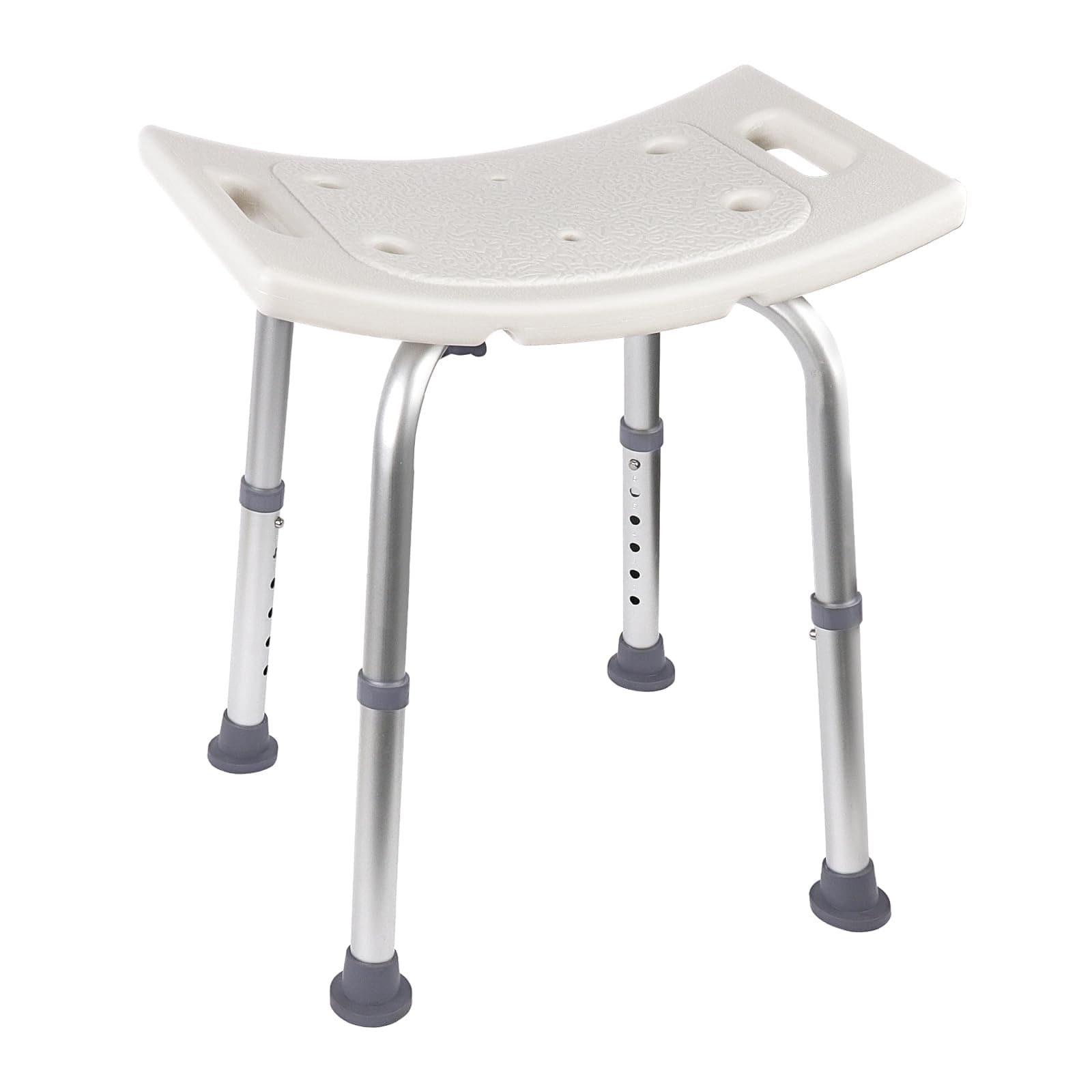 Adjustable Lightweight Shower Bench,White,2 Sizes (46cm)