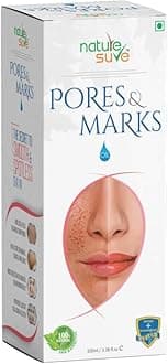 100ml Pores and Marks Facial Oil for Glowing Skin, Reduce Dark Spots, Wrinkles, Stretch Marks and Fine lines, Infused with Natural Ingredients - Pack of 1