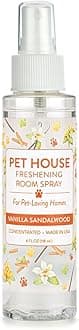 One Fur All Pet Air Freshener 4 OZ Concentrated Room Spray for Pet Odor, Vanilla Sandalwood, Pack of 1
