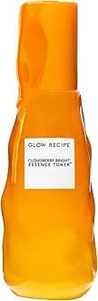– Glow Recipe Cloudberry Brightening Toner + Essence Skincare - CoQ10 Face Toner to Strengthen Skin Barrier + Hydrating Rice Water, Vitamin C, E & 5% Glycerin to Soften & Even Skin Tone (75ml)