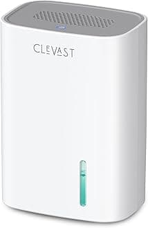 CLEVAST Small Dehumidifier for Home, 800ml Mini Electric Moisture Absorber for Bedroom, Portable Compact Air Dehumidifier for Room, Bathroom, Closet, RV, Camper, House with Auto Shut Off