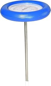 Pool Thermometer 7x12 0-40℃ Stianless Steel Floating Pool Thermometer with Easy Read Scale Multi-Purpose Temperature Meter for Spa, Hot Tub, Baby Shower, Fish Tank Floating Easy Read