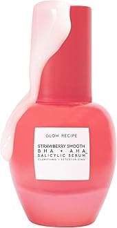 Strawberry Smoothing Salicylic Acid Serum - Blemish Clarifying Skin Care, AHA BHA Exfoliant + Pore Minimizer + Plumping Hyaluronic Acid + Brightening Allantoin - Korean Face Serum, 30ml