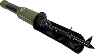 Rotoshovel Backwoods - Powered Handheld Shovel with Auger & Safety Shutoff for Camping, Hunting & RV - 12 Volt Battery & Charger Included