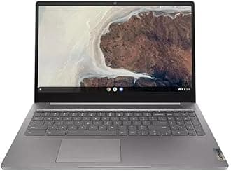 Lenovo IdeaPad 3 Chrome 15IJL6 | 15.6" FHD Chromebook | Celeron N4500 | 4GB LPDDR4x RAM | 64GB Emmc 5.1 | microSD Card Reader | Wi-Fi 6 + Bluetooth 5.2 | HDMI | Arctic Grey | Chrome OS (Renewed)