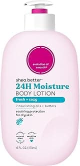 Shea Better Body Lotion- Fresh & Cozy, 24H Moisture for Dry Skin, 16 fl oz,1 Pack