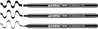 1255 Calligraphy Pen Set, 3-Pens, Black