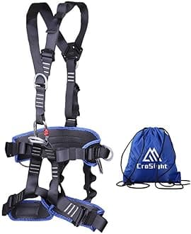 CroSight Climbing Seat Belt, Caving, Rock Climbing and Rappelling Equipment, Body Guard Protect, Rappelling Rescuing Equip