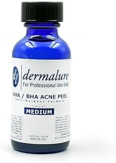 AHA/BHA Peel 15% MEDICAL GRADE Facial Chemical Peel for Oily & Acne Prone Skin. Salicylic 5%, Lactic 5%, Glycolic 5%, Ascorbic Acid, Niacinamide. Beta Alpha Hydroxy Acid (1.0 fl oz / 30 ml)