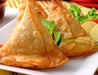 Indian Punjabi Crispy Samosa Vegetarian Half Cooked Samosa 100% Fresh Home Made Snacks x 5 Pcs For Friend & Family For All Occasions Tasty And Twisty Treat Sold By Kidzbuzz