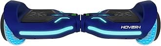 Hover-1i100 Electric Hoverboard - 7MPH Top Speed, 10 Mile Range, 5HR Full-Charge, Built-In Bluetooth Speaker, Rider Modes: Beginner to Expert Self Balancing Scooter