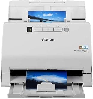 Canon imageFORMULA RS40 Photo & Document Scanner | Double-sided Scanning with USB for Home & Office | With Auto Photo Fix & Red Eye Correction | With Canon CaptureOnTouch Software