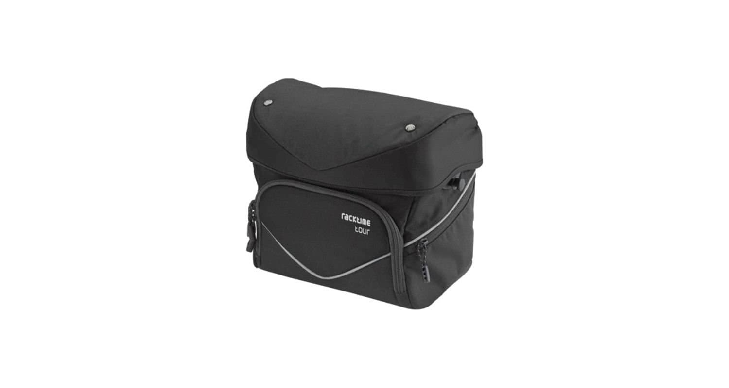 Racktime Barit Handlebar Bag: Black