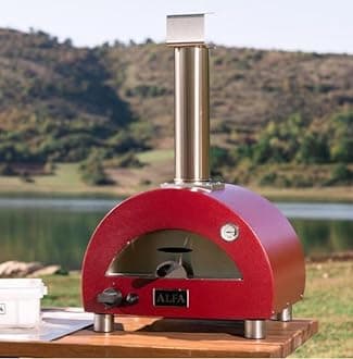 BBQ Island Grills & Smokers Alfa Moderno Portable Pizza Oven - Antique Red
