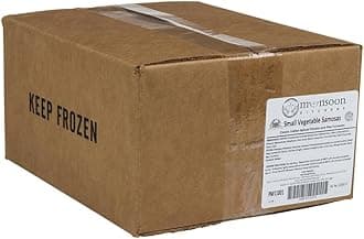 Monsoon Kitchens Large Vegetable Samosa, 4 Pound -- 2 per case.