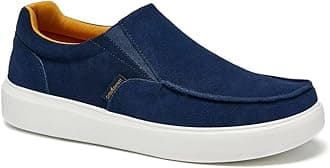 Men's Orthopedic Slip-On Loafers Walking Shoes: Casual Arch Support Loafers for Plantar Fasciitis, Comfortable Orthotic Dress Shoes for Foot and Heel Pain Relief