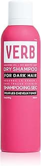 VERB Dry Shampoo Dark – Refresh, Absorb Oils + Extends Styles - Refreshing Dry Shampoo Spray for Dark Tones - Vegan, No Parabens or Harmful Sulfates