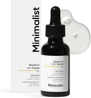 16% Vitamin C Serum With Vitamin E & Ferulic Acid to Enhance Brightness, White, 20 ml (Pack of 1)